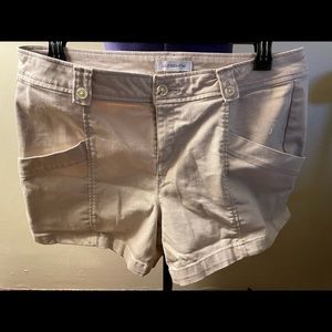 Khaki shorts, like new.